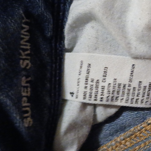 Women's American eagle super skinny jeans - Picture 2 of 6